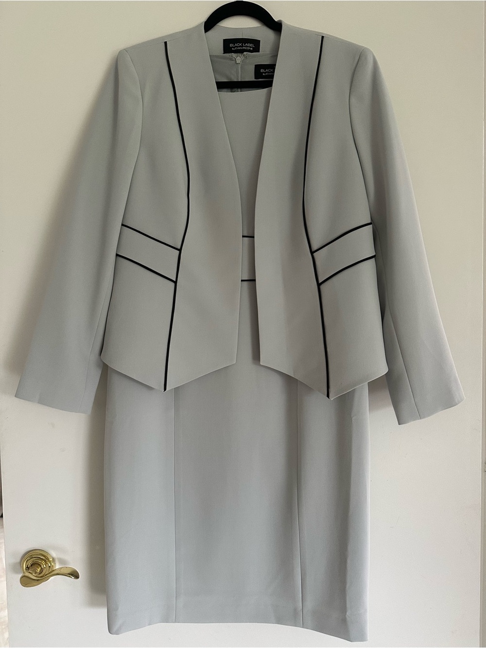 Black Label Light Gray Tailored Jacket & Dress